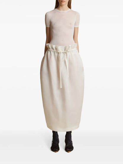 The Ember Silk Skirt