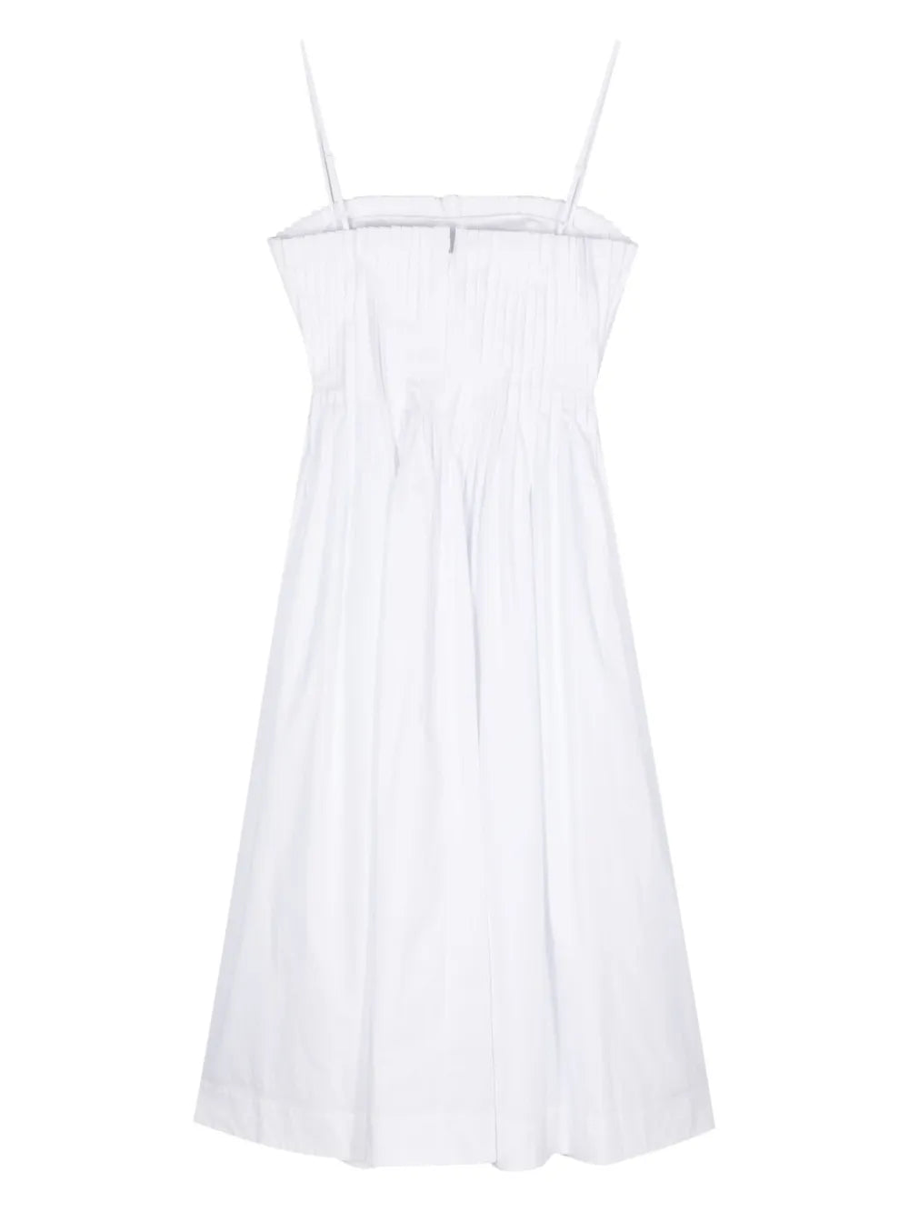 Bella Pintuck-Detail Poplin Dress