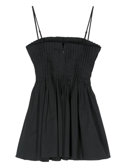 Pleated Mini Dress