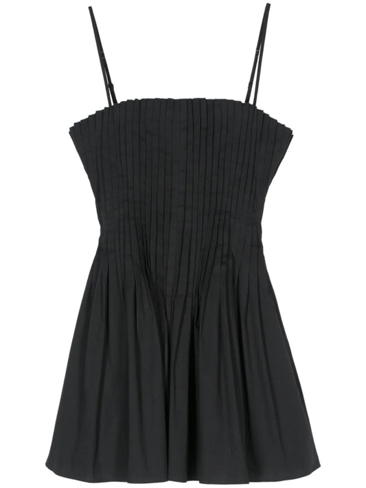 Pleated Mini Dress