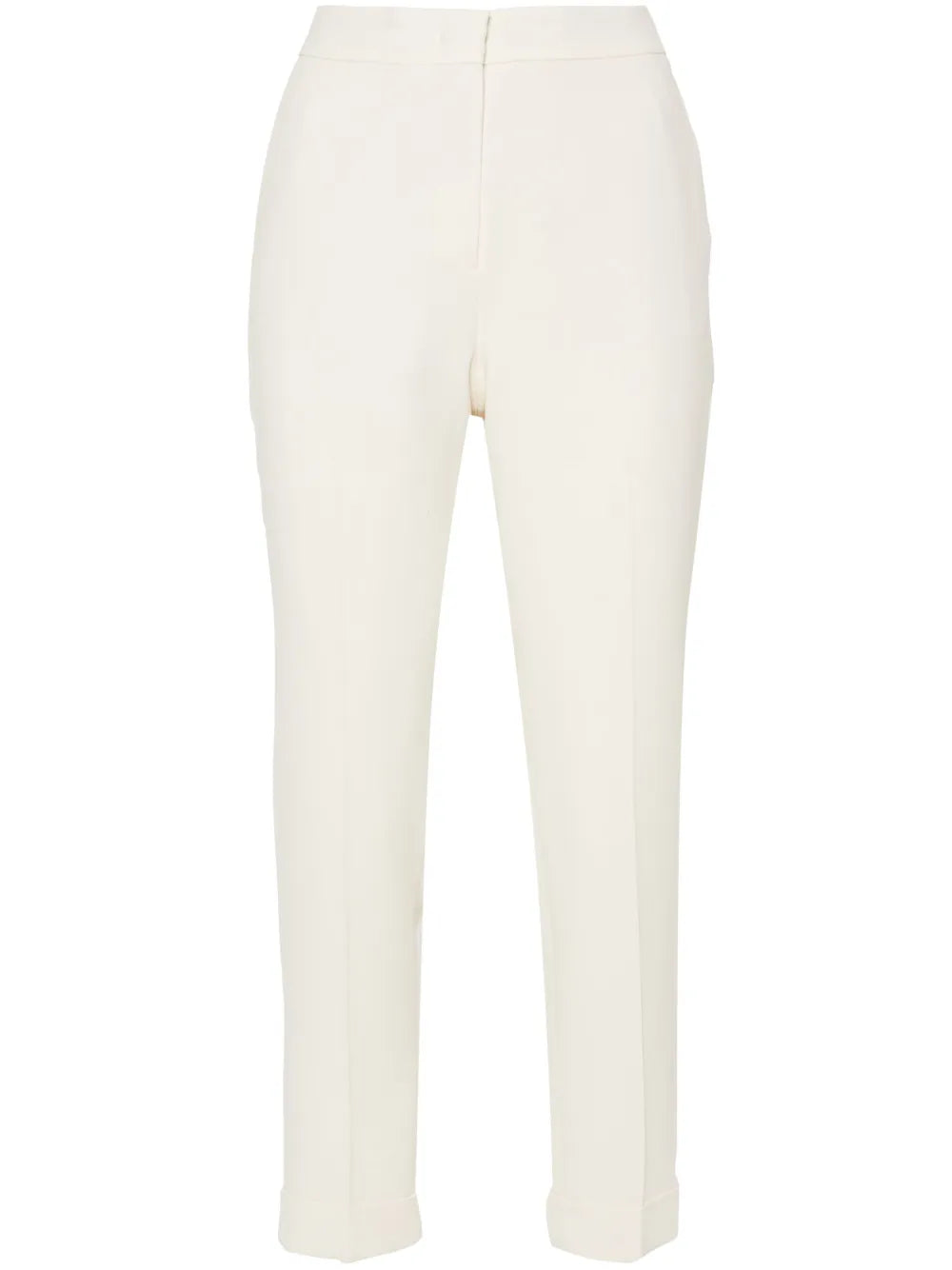 Cropped High-Rise Trousers