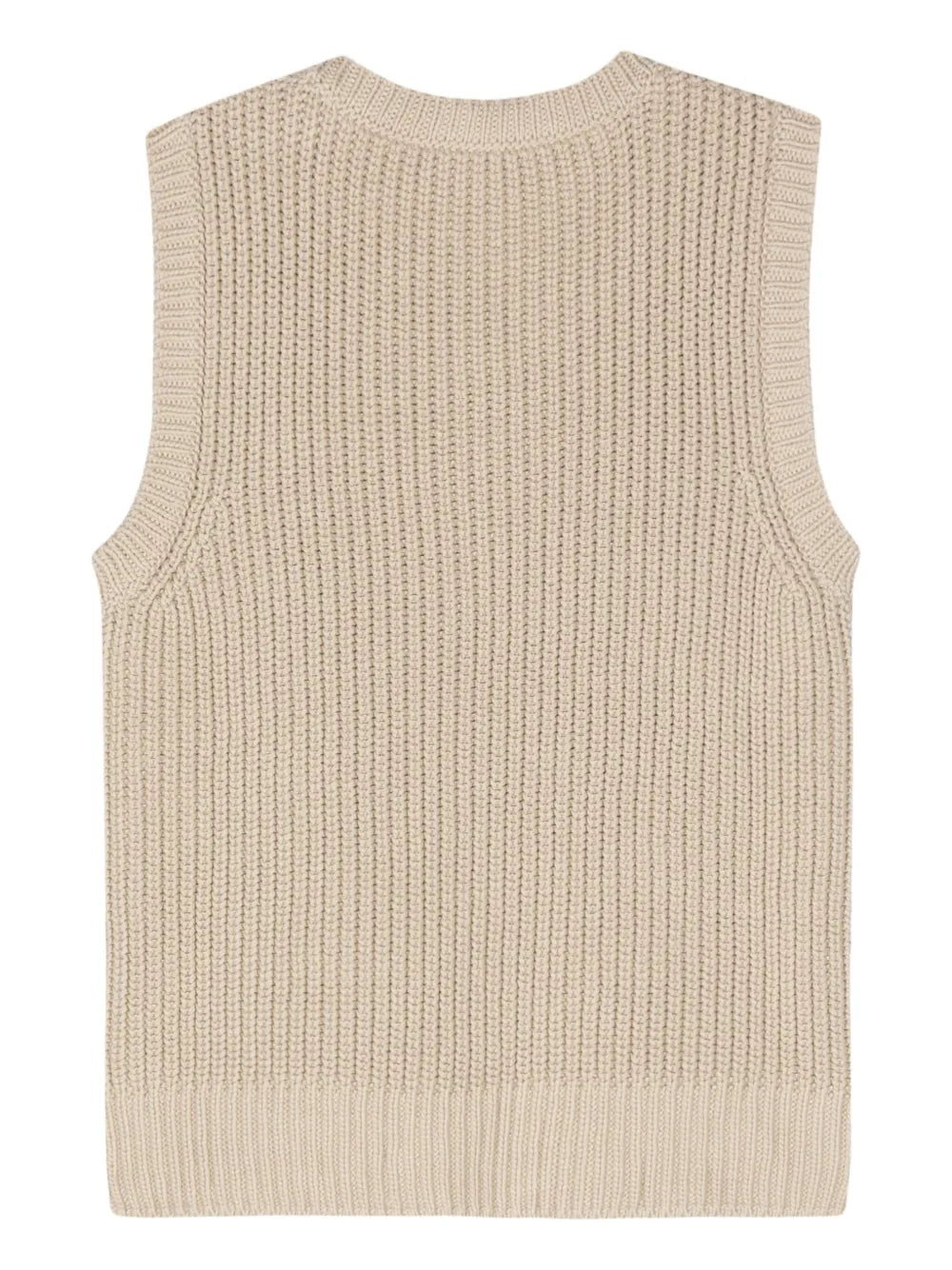 Crew-Neck Cotton Vest