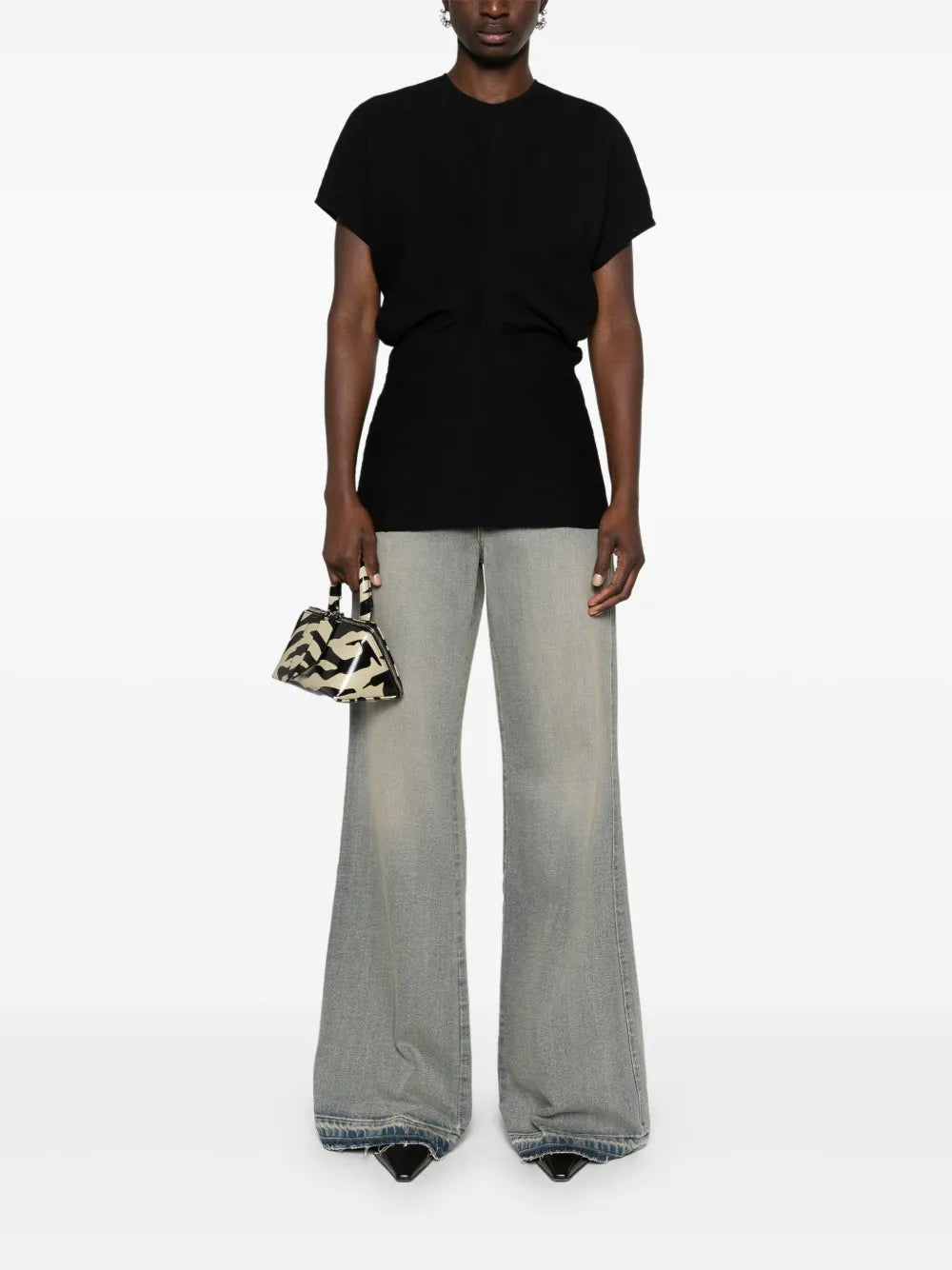 Mid-Rise Flared Jeans