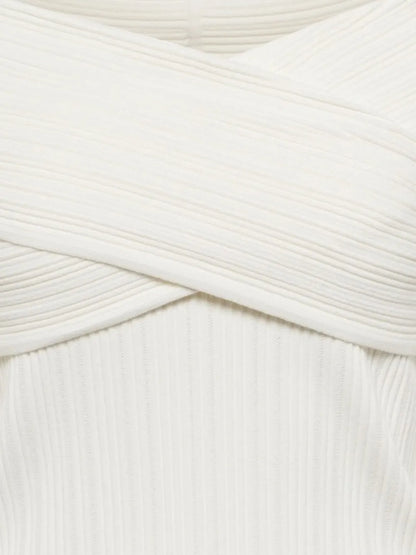 Off-Shoulder Crossover Top