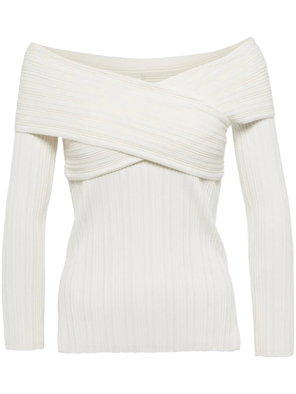 Off-Shoulder Crossover Top
