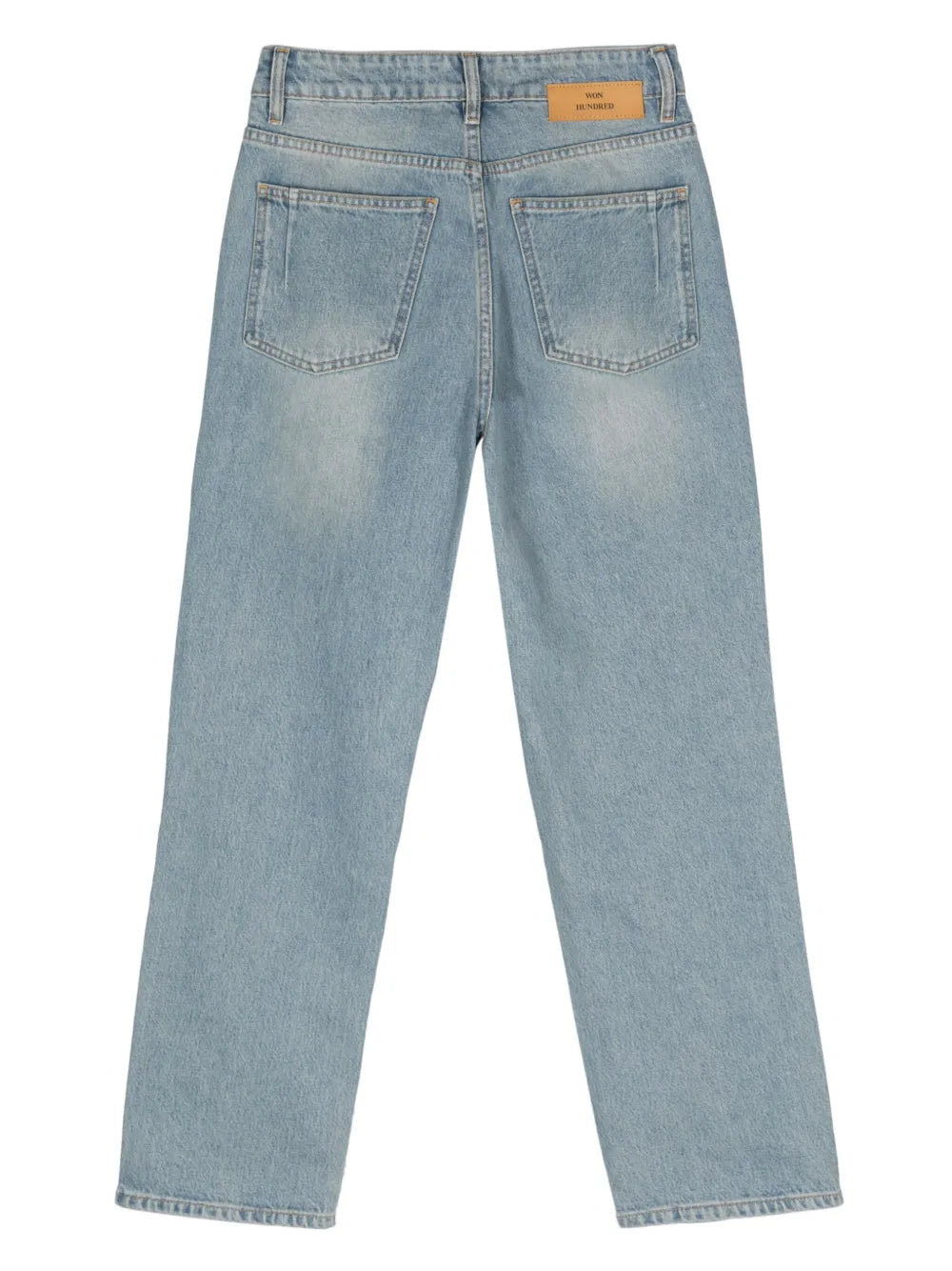 Pearl High-Rise Straight-Leg Jeans