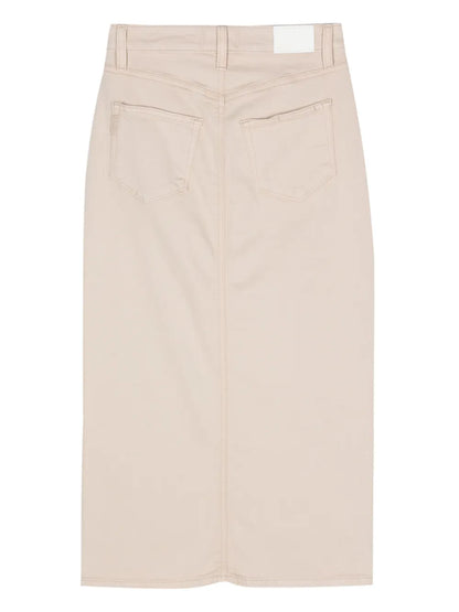 Angela Front-Slit Midi Skirt