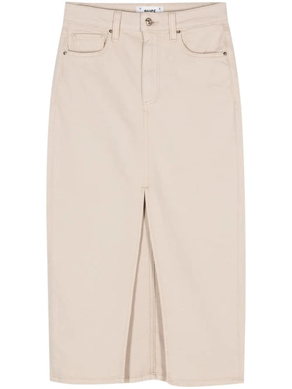 Angela Front-Slit Midi Skirt