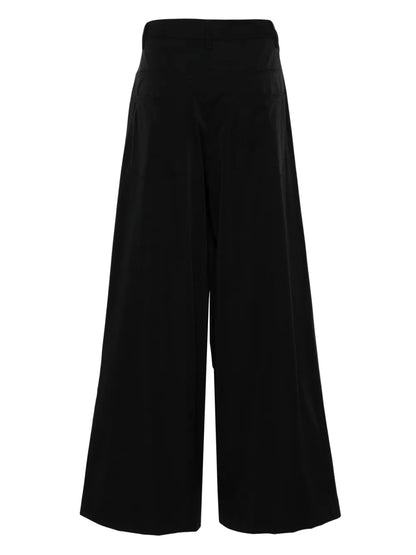High-Waisted Wide-Leg Trousers