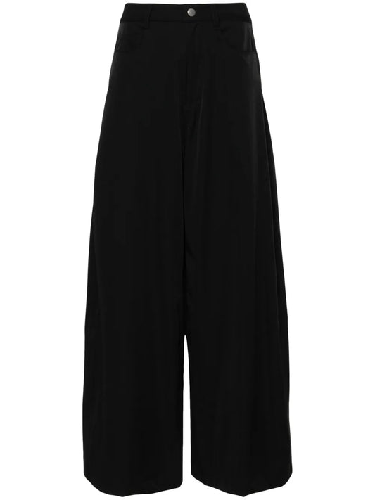 High-Waisted Wide-Leg Trousers