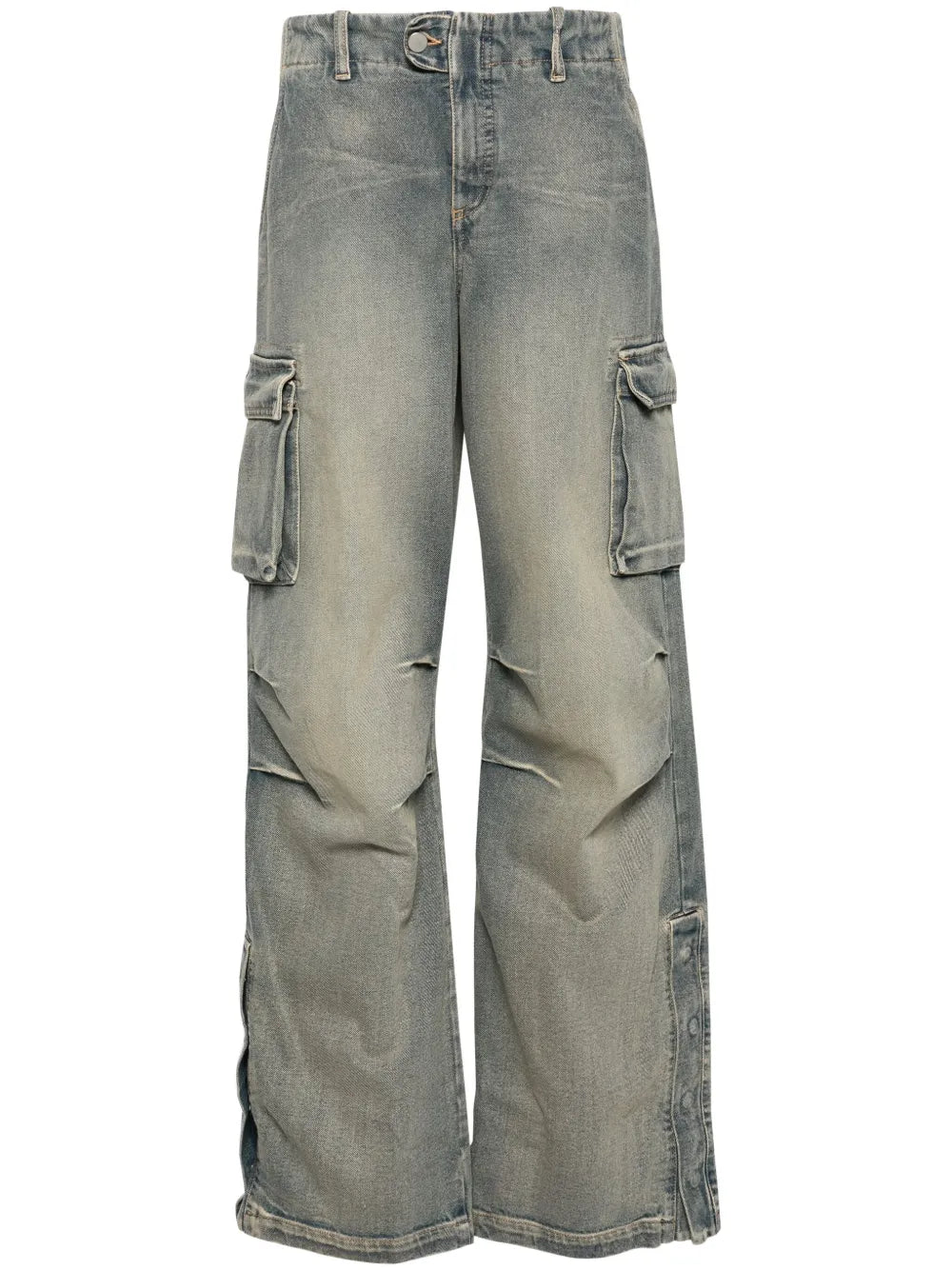 Mid-Rise Wide-Leg Jeans