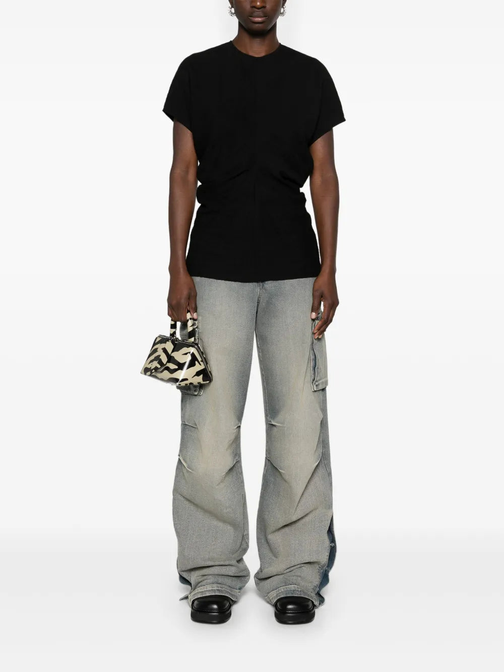 Mid-Rise Wide-Leg Jeans