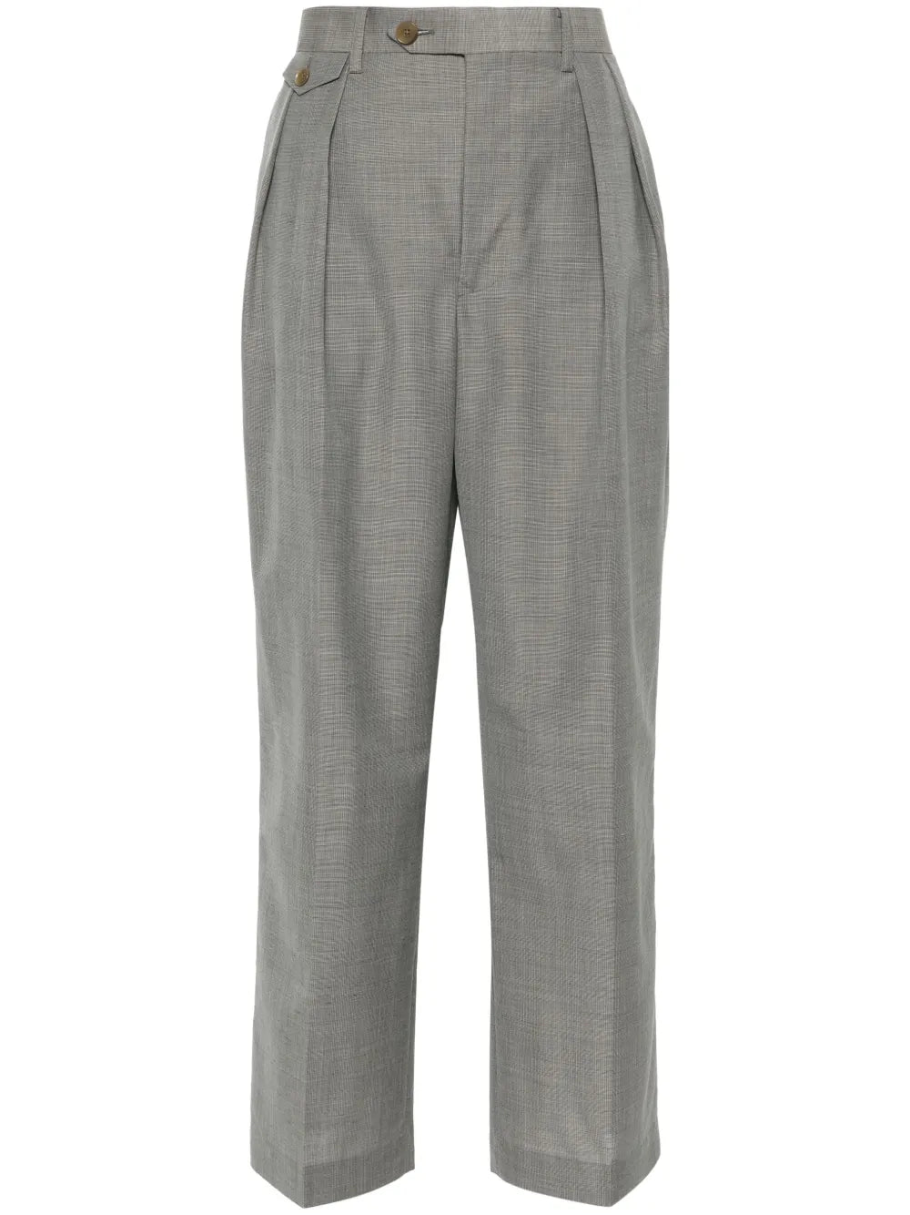 Tropical Straight-Leg Trousers
