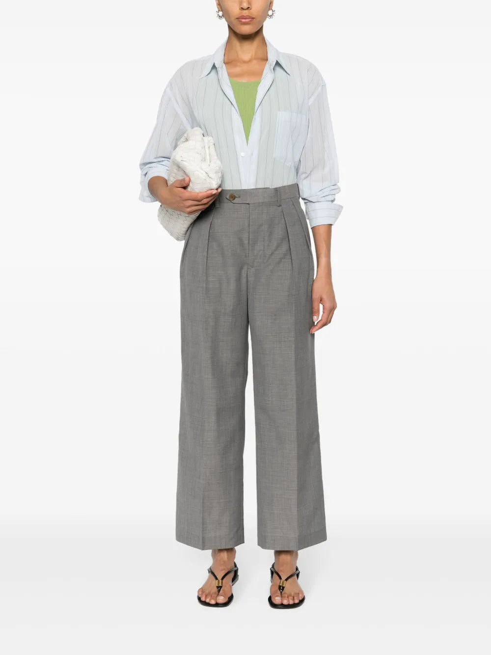 Tropical Straight-Leg Trousers
