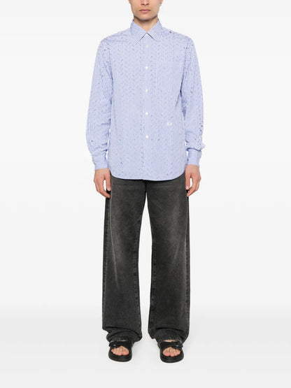 Otis Ripped Striped Shirt