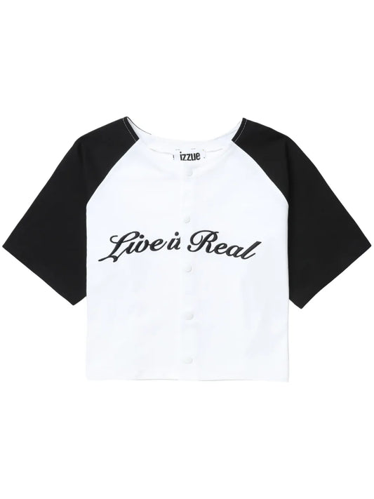 Colour-Block Cotton T-Shirt
