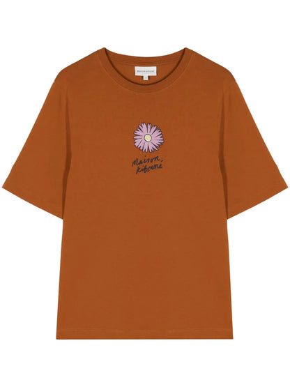 Floating Flower Cotton T-Shirt
