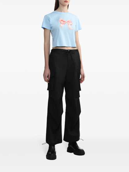 Drawstring Cargo Trousers