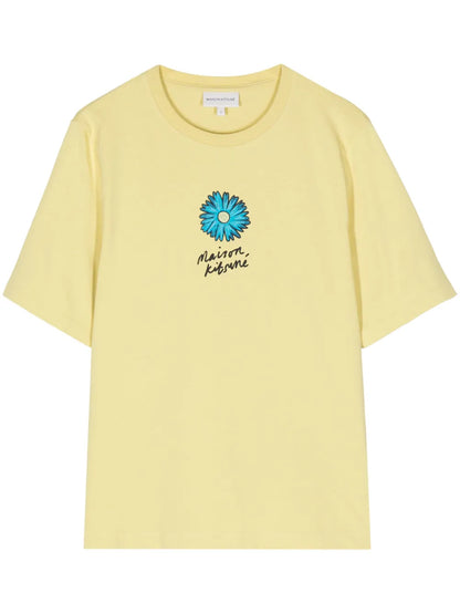 Floating Flower Cotton T-Shirt