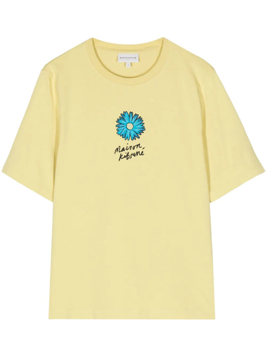 Floating Flower Cotton T-Shirt