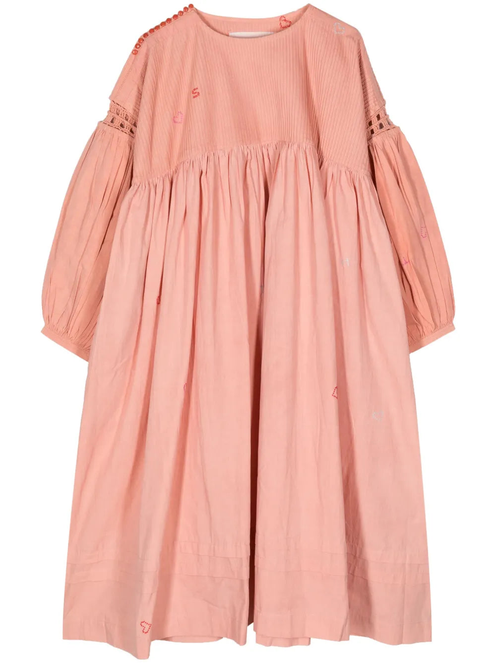 Crochet-Detailing Organic Cotton Dress