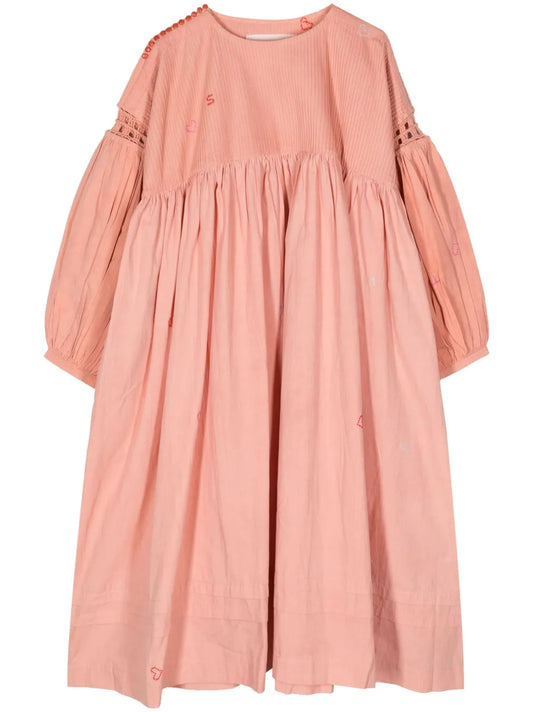 Crochet-Detailing Organic Cotton Dress