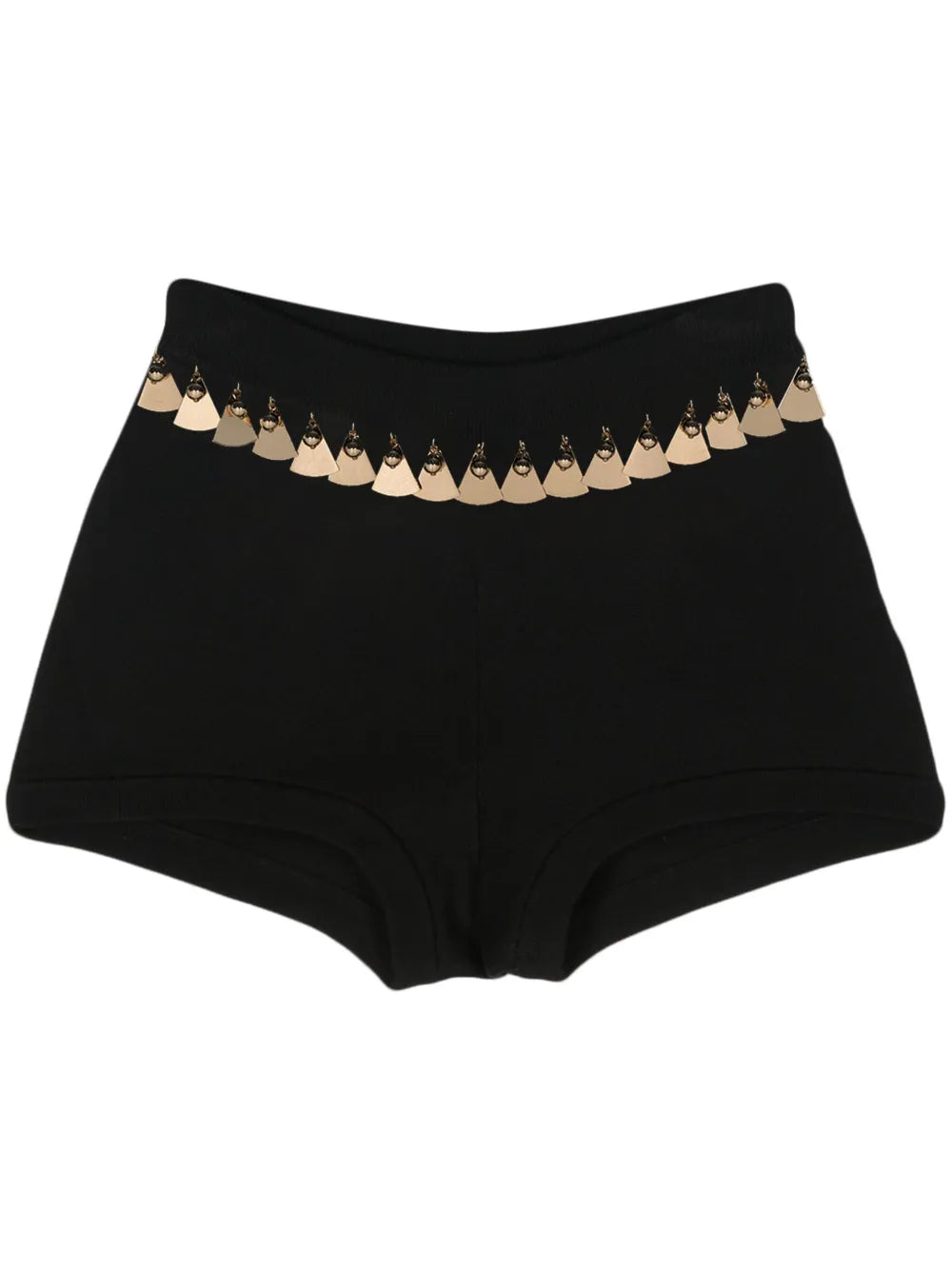 Tassel-Trim Knitted Shorts