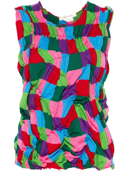 Ruched Knitted Top