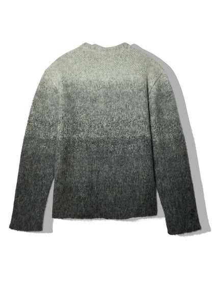 Gradient-Effect V-Neck Jumper