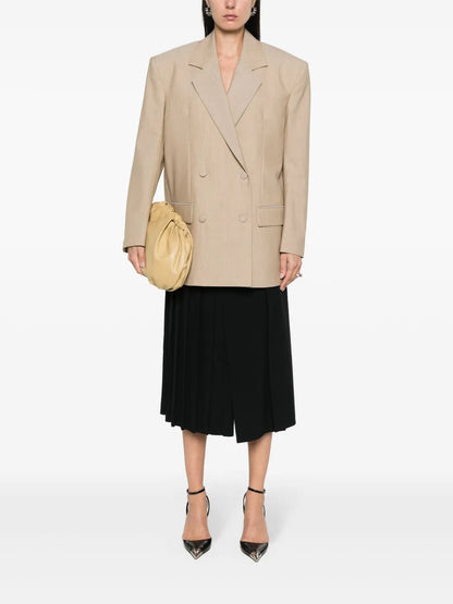 Double-Breasted Wool Blazer