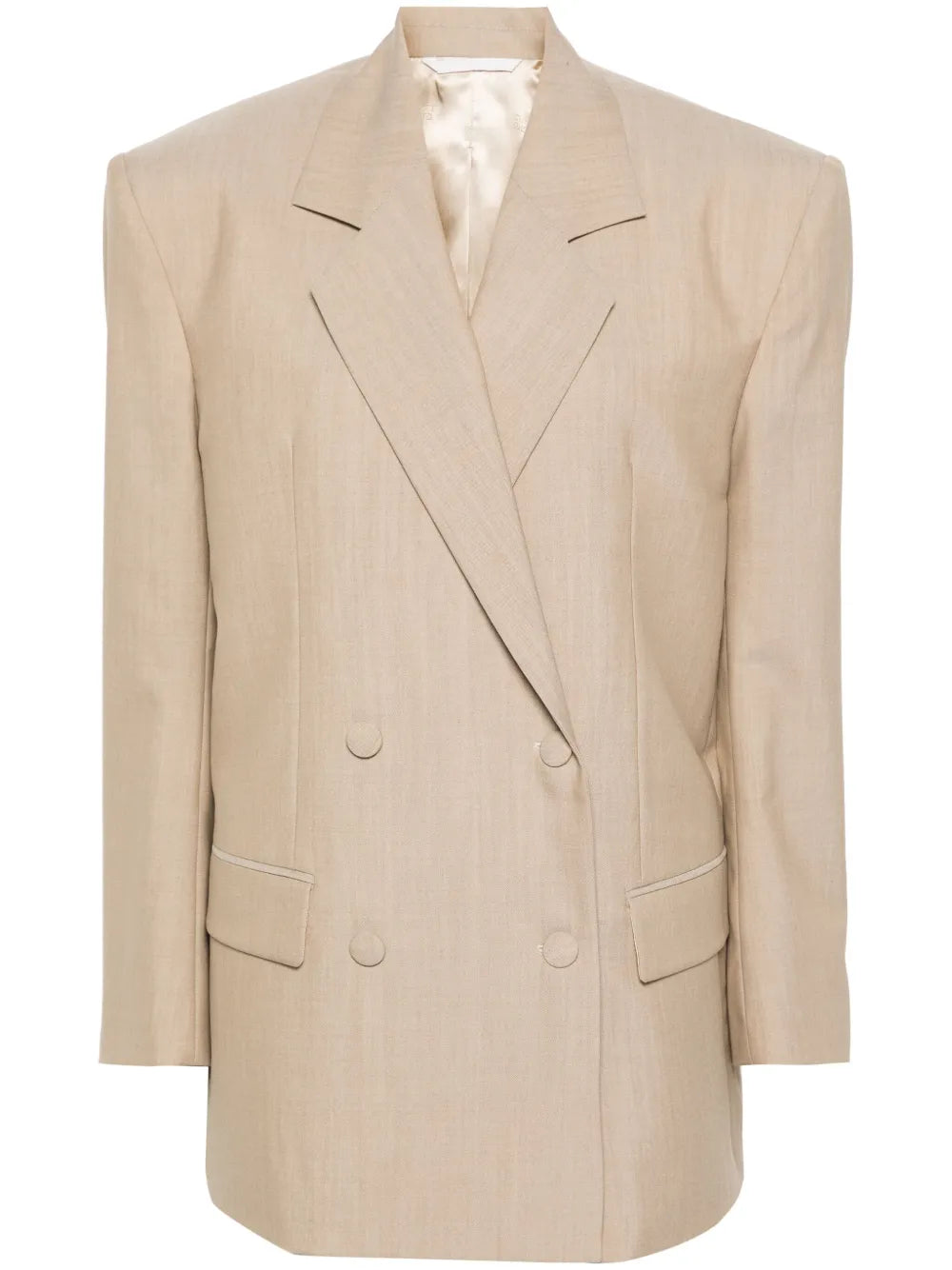 Double-Breasted Wool Blazer