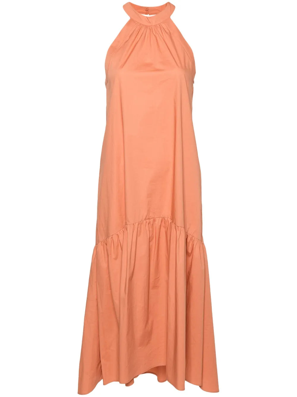 Halterneck Cotton Maxi Dress