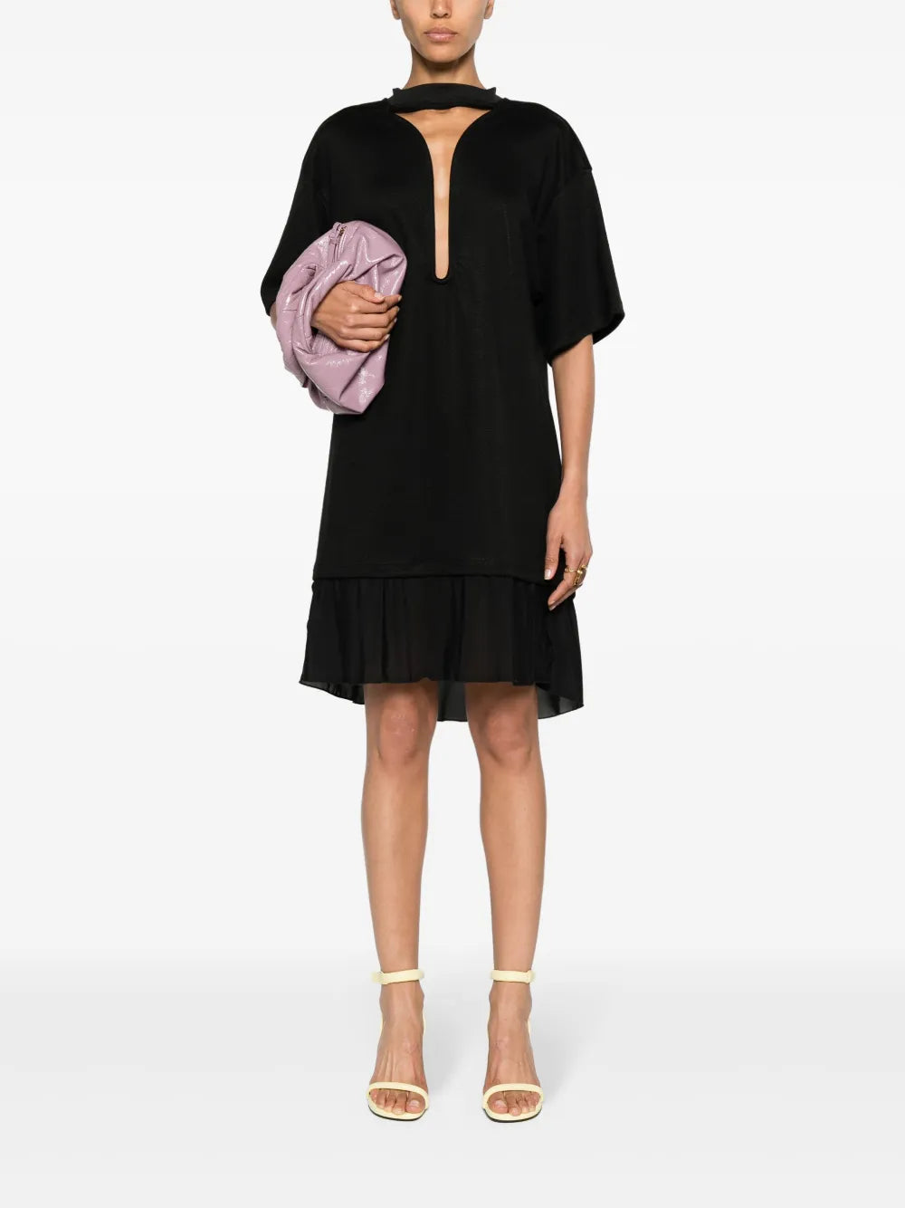 Cut-Out T-Shirt Minidress