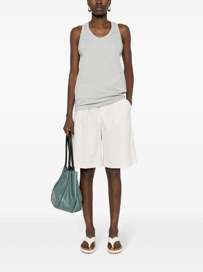 Panelled-Design Sleeveless Top