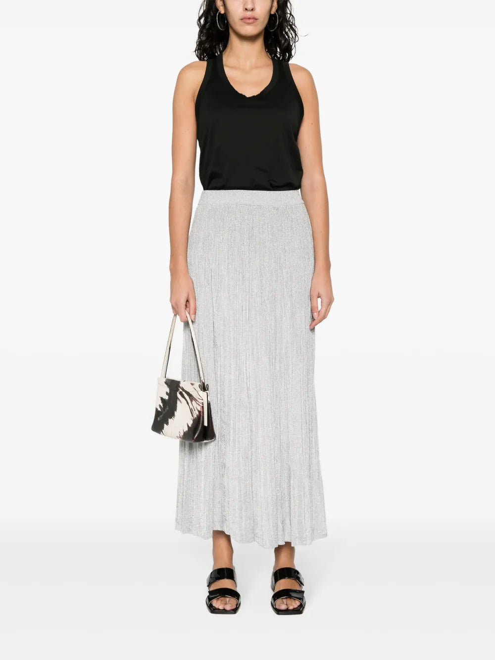 Contrast-Panel Tank Top