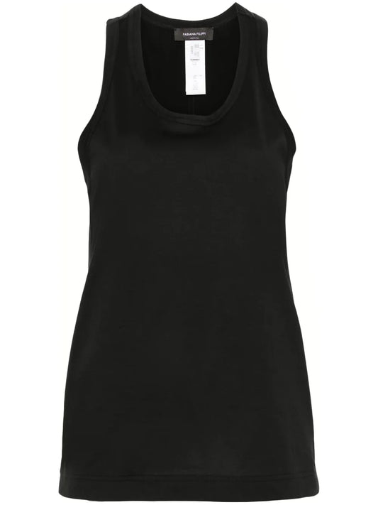 Contrast-Panel Tank Top