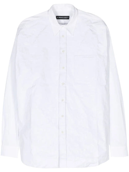 Scrunched Cotton Shirt