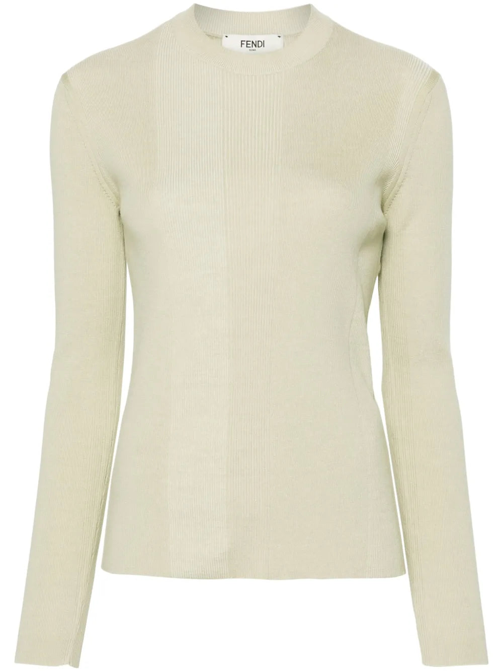 Crew-Neck Ribbed Jumper