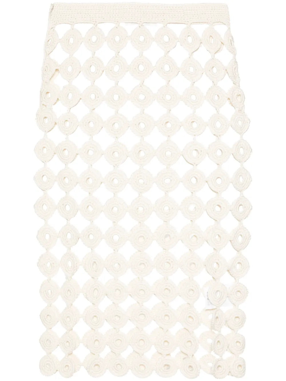 Stanza Crochet-Knit Midi Skirt