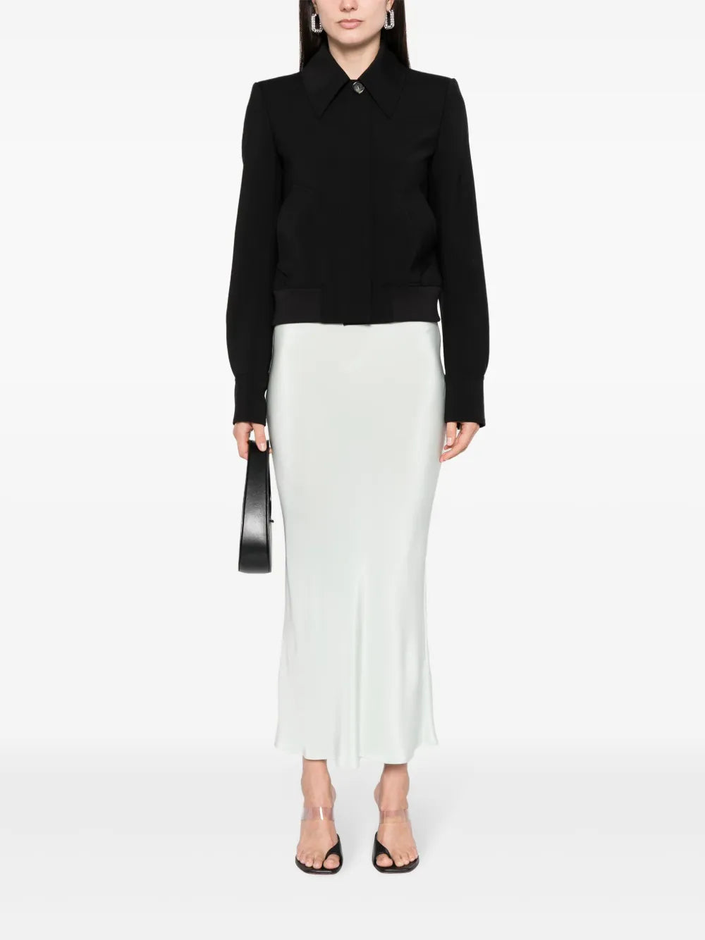 Straight-Point Collar Wool Jacket