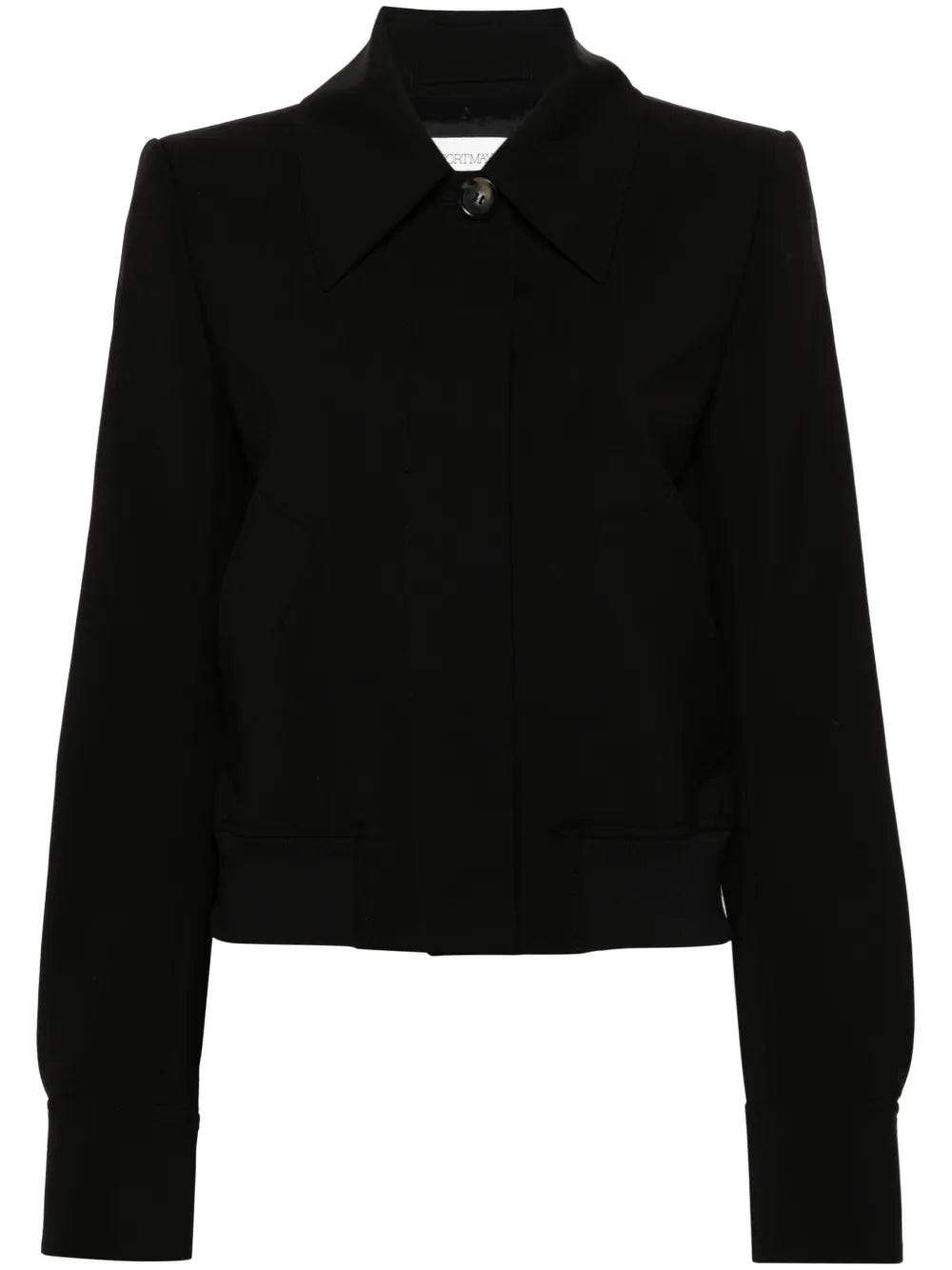 Straight-Point Collar Wool Jacket