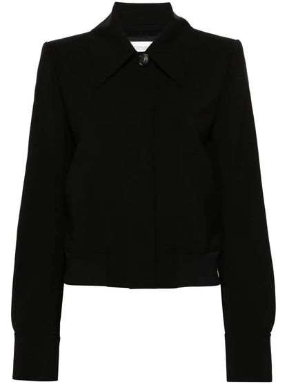 Straight-Point Collar Wool Jacket