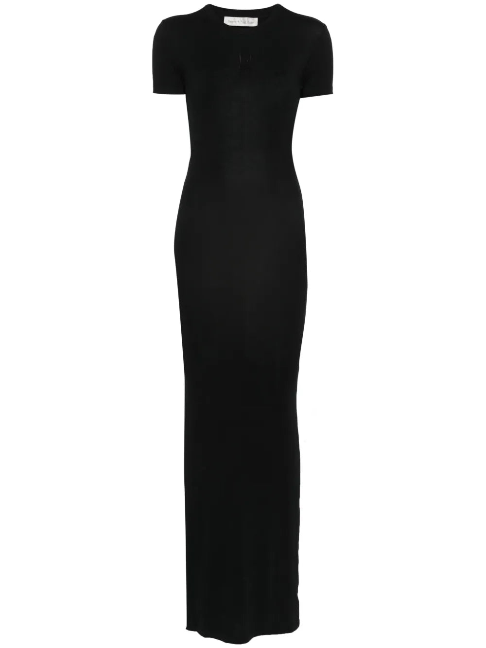 Logo-Embroidered Maxi Dress