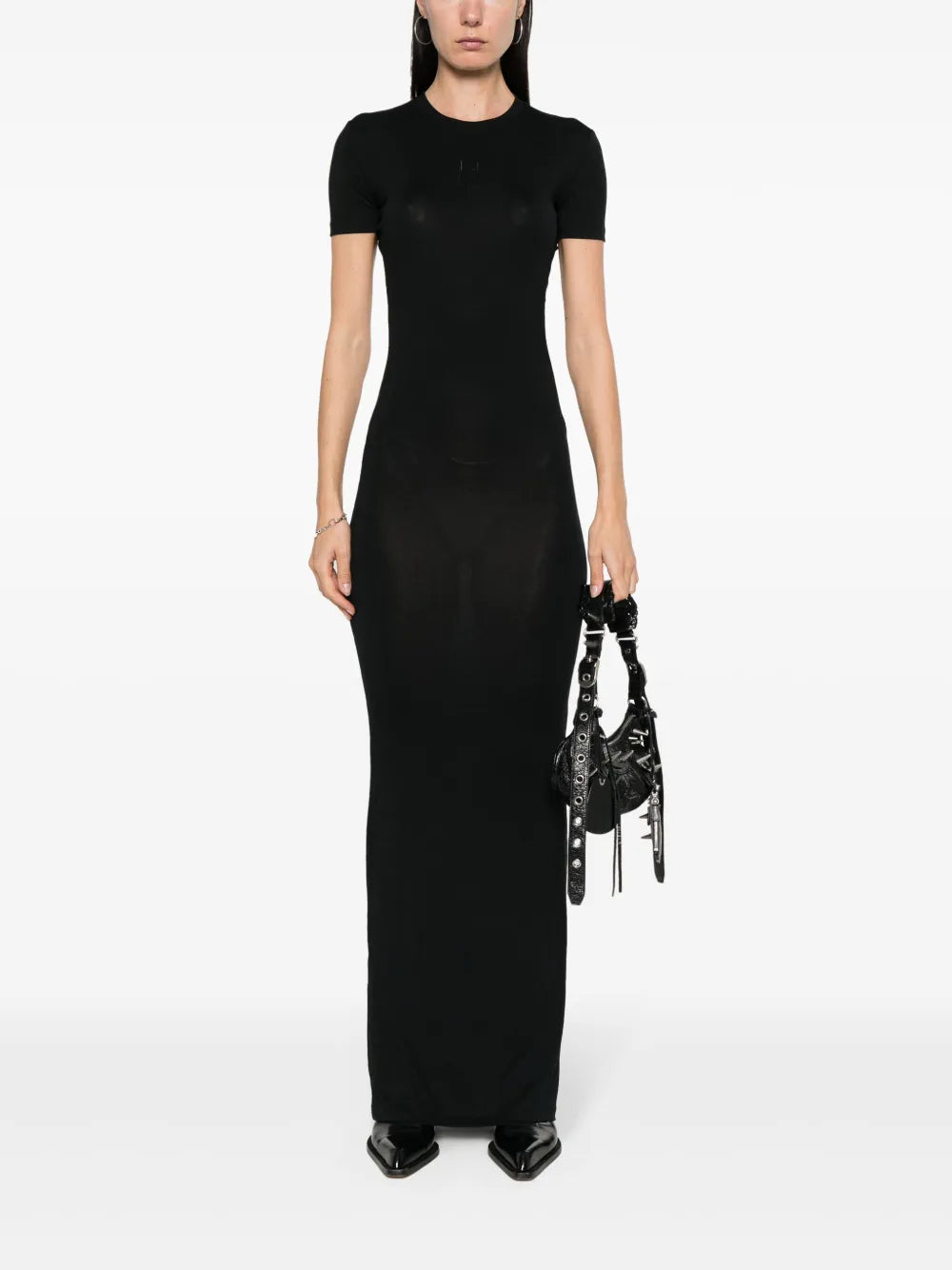 Logo-Embroidered Maxi Dress