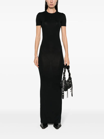 Logo-Embroidered Maxi Dress