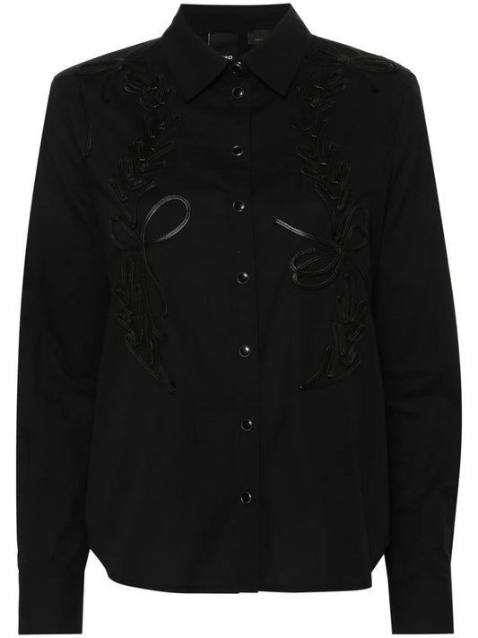 Embroidered Long-Sleeve Shirt