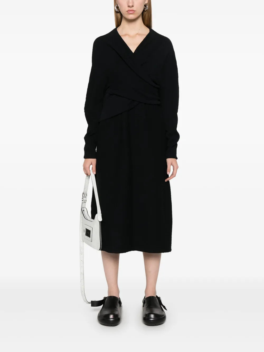 Cross Midi Dress