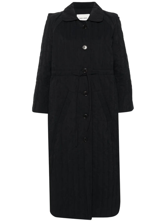 Long Bind Quilted Coat