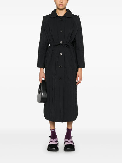 Long Bind Quilted Coat
