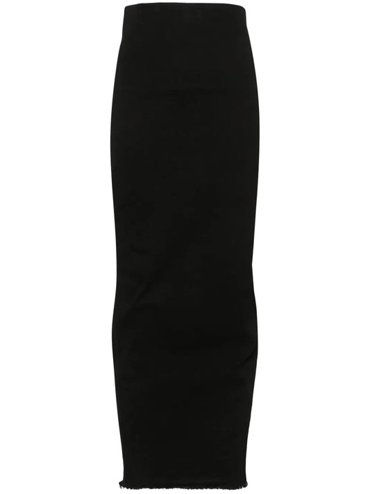 Frayed-Detail Skirt